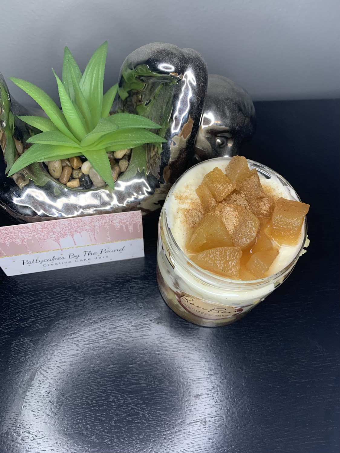 The Bon-Bon Apple Walnut Rum Cake Jar image 1