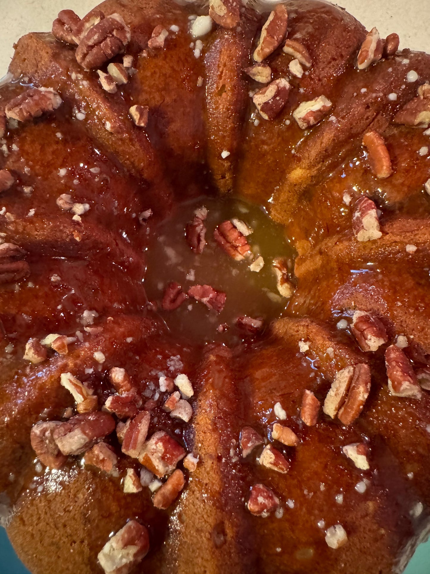 Bourbon Pecan Banana Bundt Cake image 1
