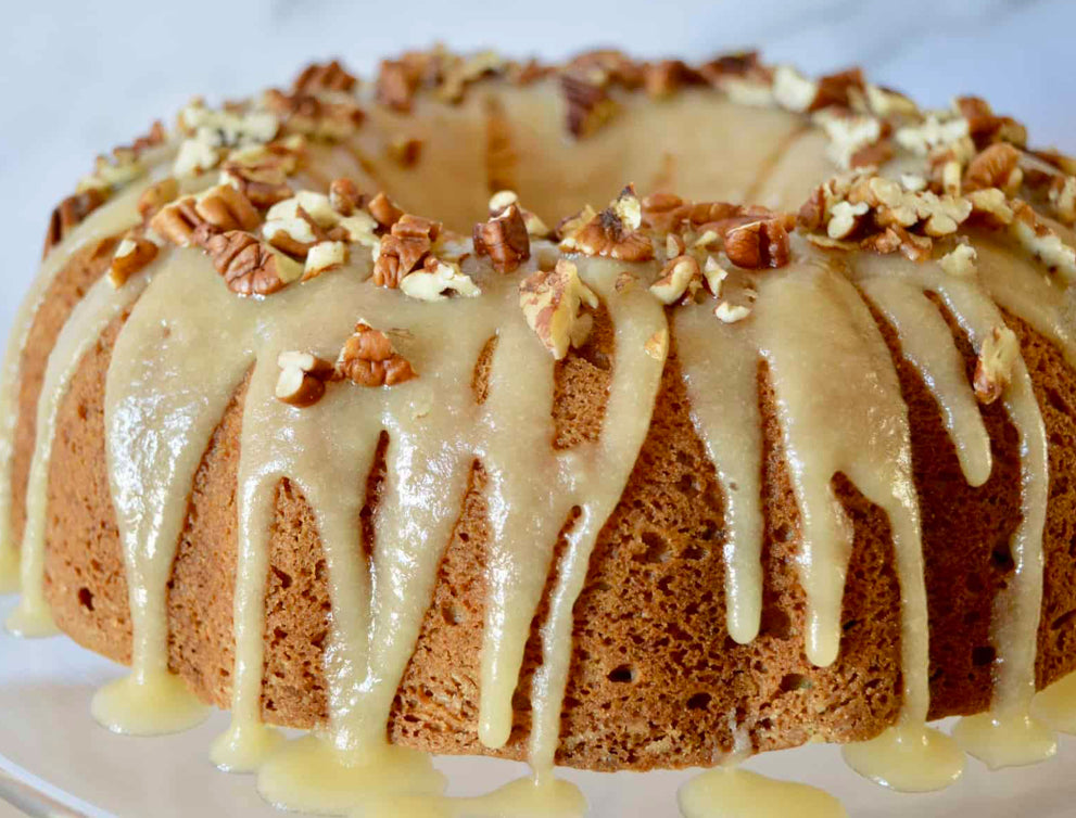 Bourbon Pecan Banana Bundt Cake image 0